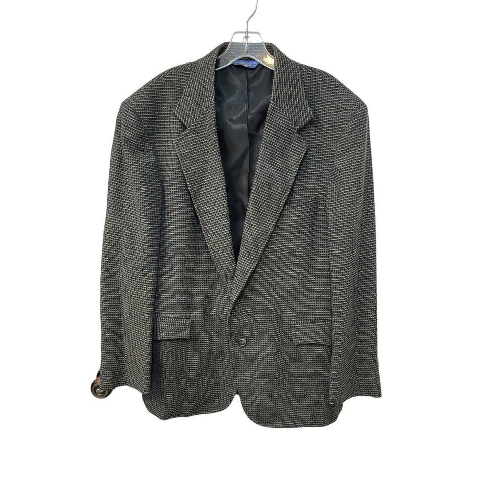 Vintage Pendleton Men's Wool Blazer Two Button Jacket Multi Color Size 44